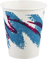 Solo - Jazz Paper Hot Cups, 6 oz, Polycoated, 50/Bag, 20 Bags/Carton - White, Green, Purple - All Tool & Supply