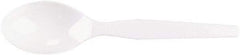 Dixie - Plastic Cutlery, Heavy Mediumweight Teaspoons, 100/B oz - White - All Tool & Supply