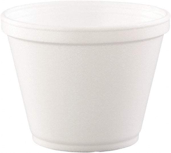 DART - Food Containers, Foam, 12 oz, 25/Bag, 20 Bags/Carton - White - All Tool & Supply