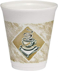 DART - Caf\xE9 G Foam Hot/Cold Cups, 8 oz - Brown, Green, White - All Tool & Supply