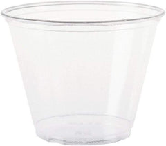 Solo - Ultra Clear Cups, Squat, 9 oz, PET, 50/Bag, 1000/Carton - Clear - All Tool & Supply