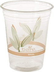 Solo - Bare Eco-Forward RPET Cold Cups, 16-18 oz, Clear, 50/Pack, 1000/Carton - Clear - All Tool & Supply