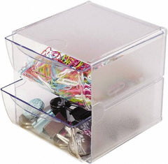 Deflect-o - Clear Desk Top Organizer - Plastic - All Tool & Supply