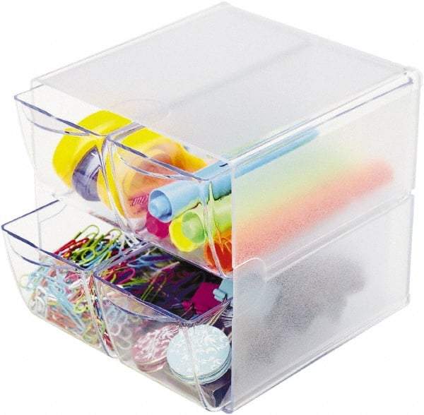 Deflect-o - Clear Desk Top Organizer - Plastic - All Tool & Supply