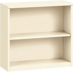 Hon - 2 Shelf, 29" High x 34-1/2" Wide Bookcase - 12" Deep, Steel, Putty - All Tool & Supply