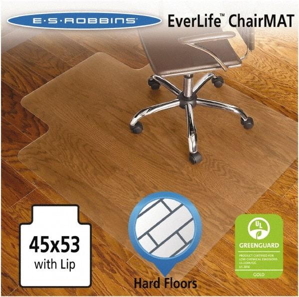 ES Robbins - 53" Long x 45" Wide, Chair Mat - Rectangular, Straight Edge Style - All Tool & Supply