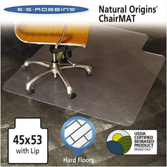 ES Robbins - 53" Long x 45" Wide, Chair Mat - Rectangular, Straight Edge Style - All Tool & Supply