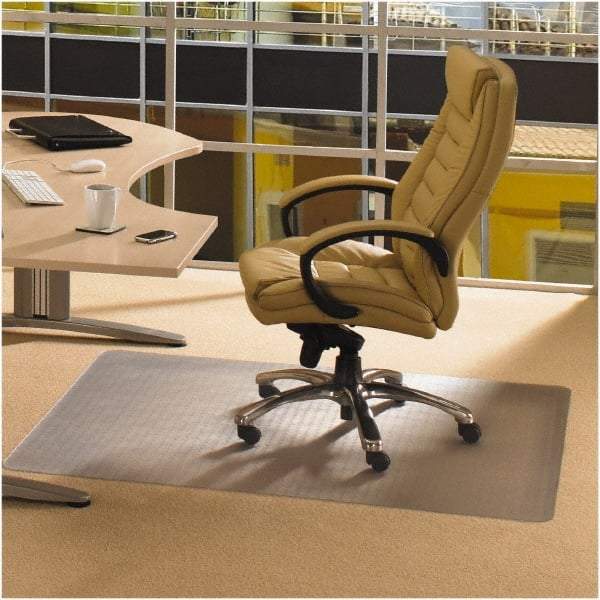 Floortex - 48" Long x 60" Wide, Chair Mat - Rectangular, Straight Edge Style - All Tool & Supply