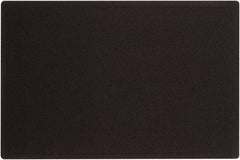 Quartet - 36" Wide x 24" High Cork Bulletin Board - Fabric, Black - All Tool & Supply