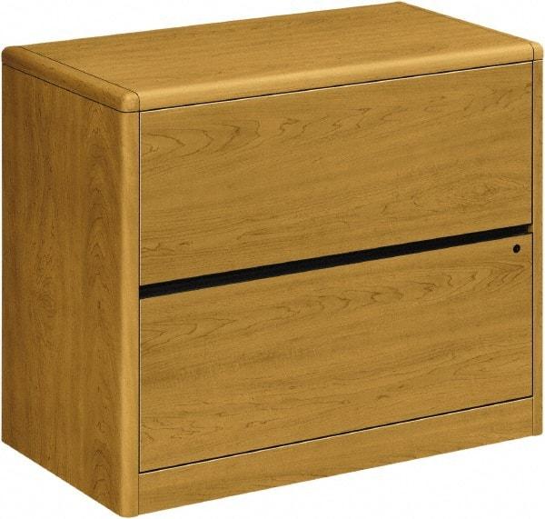 Hon - 36" Wide x 29-1/2" High x 20" Deep, 2 Drawer Lateral File - Laminate, Harvest - All Tool & Supply