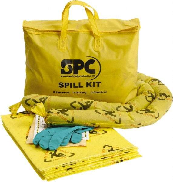 Brady SPC Sorbents - 5 Gal Capacity Chemical Spill Kit - 5 Gal Nylon Bag - All Tool & Supply