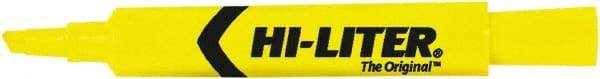 HiLiter - Yellow Highlighter - Chisel Tip, AP Nontoxic Ink - All Tool & Supply