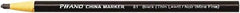 DIXON - Black China Marker - Soft Crayon Tip, Wax - All Tool & Supply