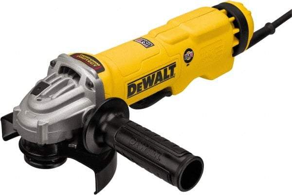 DeWALT - 4-1/2 & 5" Wheel Diam, 11,000 RPM, Corded Angle & Disc Grinder - 5/8-11 Spindle - All Tool & Supply