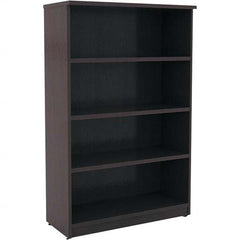 ALERA - Bookcases Height (Inch): 55 Color: Espresso - All Tool & Supply