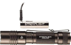 Streamlight - White LED Bulb, 500 Lumens, Industrial/Tactical Flashlight - Black Aluminum Body, 1 18650 Lithium-Ion Battery Included - All Tool & Supply