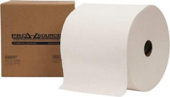 PRO-SOURCE - Dry General Purpose Wipes - Jumbo Roll, 12" x 12" Sheet Size, White - All Tool & Supply