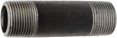 Value Collection - Schedule 80, 4" Diam x 2-7/8" Long Black Pipe Nipple - Threaded - All Tool & Supply