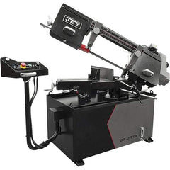 Jet - 8 x 13" Manual Horizontal Bandsaw - 1 Phase, 115/230 Volts, Variable Speed Pulley Drive - All Tool & Supply