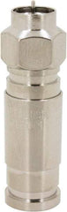 Ideal - Straight, F Type Compression Coaxial Connector - Compatible with RG11 - All Tool & Supply