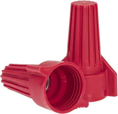 Ideal - 2, 14 to 5, 12 AWG, 600 Volt, Flame Retardant, Wing Twist on Wire Connector - Red, 221°F - All Tool & Supply