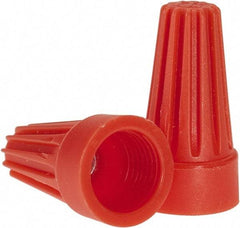 Ideal - 2, 18 to 2, 14 AWG, 600 Volt, Flame Retardant, Standard Twist on Wire Connector - Orange, 221°F - All Tool & Supply