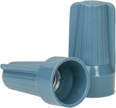 Ideal - 2, 12 to 2, 6 AWG, 600 Volt, Flame Retardant, Standard Twist on Wire Connector - Blue & Gray, 221°F - All Tool & Supply