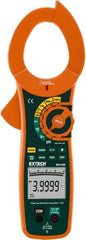 Extech - MA1500, CAT IV, Digital True RMS Auto Ranging Clamp Meter with 2" Clamp On Jaws - 750 VAC, 1000 VDC, 1500 AC/DC Amps, Measures Voltage, Capacitance, Current, Frequency, Resistance - All Tool & Supply