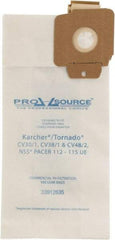 PRO-SOURCE - Meltblown Polypropylene & Paper Vacuum Bag - For Karcher/Tornado Models: CV30/1 & CV38/1 & CV48/2 Upright & NSS Pacer Models 112 - 115UE - All Tool & Supply