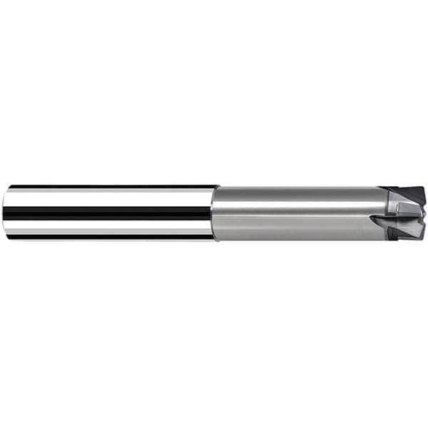 Fraisa - 6mm Diam Solid Carbide Single End 4 Flute High-Feed End Mill - All Tool & Supply