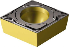 Sandvik Coromant - CPMT32.51 PF Grade 4315 Carbide Turning Insert - TiCN/AI2O3/TiN Finish, 80° Diamond, 3/8" Inscr Circle, 5/32" Thick, 1/64" Corner Radius - All Tool & Supply