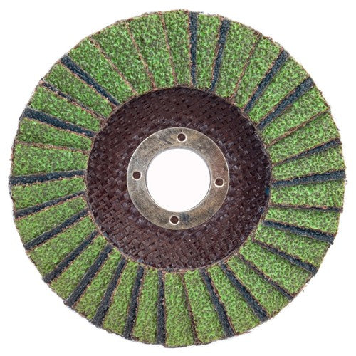 5″ × 1/4″ × 7/8″ Neon R766 Flap Disc Type 27 Flat 60 Grit - All Tool & Supply