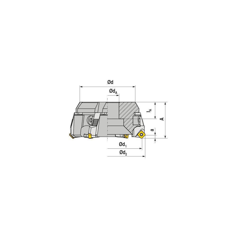 Milling Cartridges & Cassettes; Compatible Insert Style: SD..; Series: A260; Compatible Insert Size Code: 0903; Insert Inscribed Circle (Inch): 0.3748 in; Toolholder Style: 270-09; Type: Cassette; Cutting Direction: Right Hand; Tool Application: Milling;