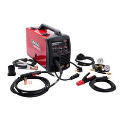 Multi-Process Welders; Welding Processes: ARC; FCAW; TIG; MIG; Phase: 1; Input Amperage: 115; 230; Output Amperage: 30-180A MIG, 10-165DC TIG, 25-160A Stick; Frequency (Hz): 50/60; Wire Size Range: 0.025-0.120; Duty Cycle: 165A/22V/30% MIG, 165A/16.6V/30%