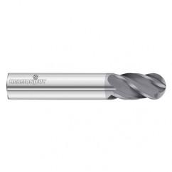 3/4 Dia. x 4 Overall Length 4-Flute Square End Solid Carbide SE End Mill-Round Shank-Center Cut-FC18 - All Tool & Supply