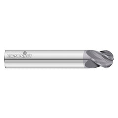 ‎1/8″ Dia. × 1/8″ Shank × 1/4″ DOC × 1-1/2″ OAL, Carbide FC18, 4 Flute, Variable Helix, Round, External , Ballnose End Mill