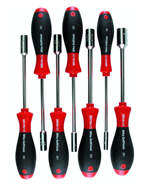 7 Piece - 3/16 - 1/2 - SoftFinish® Cushion Grip Inch Nut Driver Set - All Tool & Supply