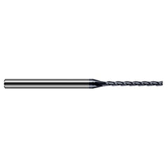 ‎Miniature End Mills - Long Flute - 0.1875″ (3/16″) Cutter Diameter × 1.1250″ (1-1/8″) Length of Cut Carbide Square End Mill, 4 Flutes, AlTiN Coated - Exact Industrial Supply