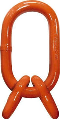 CM - 100 Grade Powder Coated Steel Oblong Link Assembly - 1-1/4" Diameter, 39,000 Lb Load Limit - All Tool & Supply