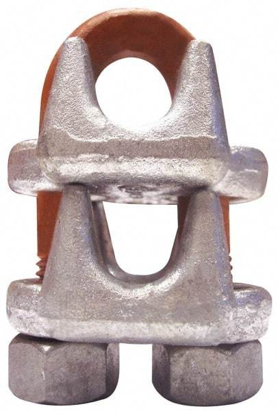 CM - 1-1/4" Piggyback Wedge Socket Clip - 7/8-9, 2.31" Between Centers, Galvanized - All Tool & Supply