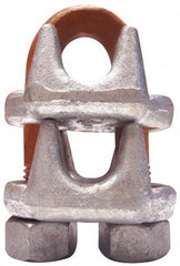 CM - 1/2" Piggyback Wedge Socket Clip - 1/2 - 13, 1.19" Between Centers, Galvanized - All Tool & Supply