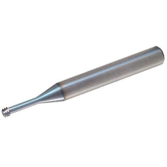 Vargus - 5/16-18 Thread, 5/16" Shank Diam, TiCN Coating, Solid Carbide Straight Flute Thread Mill - 3 Flutes, 2.48" OAL, 5/16" Min Noml Diameter - All Tool & Supply