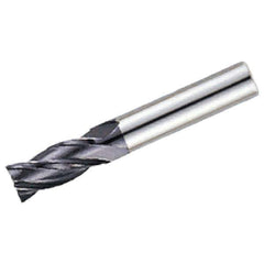 Iscar - 12mm, 4 Flute, Single End, Solid Carbide, 0.6mm Corner Radius End Mill - 83mm OAL, Right Hand Flute, 24mm LOC, Right Hand Cut - All Tool & Supply