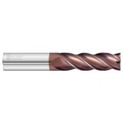 3/16 Dia. x 2-1/2 Overall Length 4-Flute .030 C/R Solid Carbide SE End Mill-Round Shank-Center Cut-FC20 - All Tool & Supply