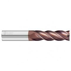 3/16 Dia. x 2-1/2 Overall Length 4-Flute .030 C/R Solid Carbide SE End Mill-Round Shank-Center Cut-FC20 - All Tool & Supply