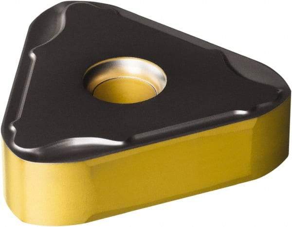 Sandvik Coromant - TNMX4910 MF Grade 4325 Carbide Turning Insert - TiCN/AI2O3/TiN Finish, 60° Triangle, 28.57mm Inscr Circle, 10mm Thick, 12mm Corner Radius - All Tool & Supply