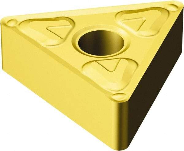 Sandvik Coromant - TNMG331 XF Grade GC30 Carbide Turning Insert - 60° Triangle, 3/8" Inscr Circle, 3/16" Thick, 1/64" Corner Radius - All Tool & Supply