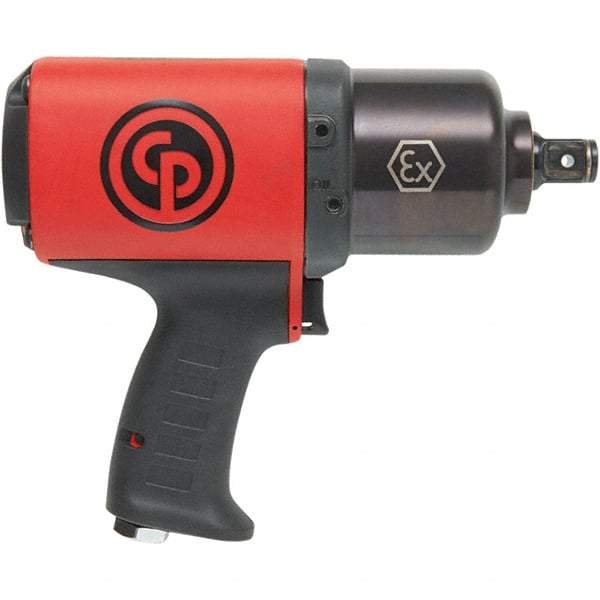 Chicago Pneumatic - 3/4" Drive, 5,100 RPM, 1,290 Ft/Lb Torque Impact Wrench - Pistol Grip Handle, 38 CFM, 90 psi, 3/8" NPT Inlet - All Tool & Supply