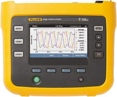 Fluke - 3 Phase, 1 to 500 Amp Capability, Power Meter - All Tool & Supply