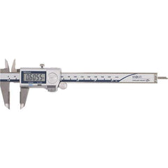 Mitutoyo - 0 to 6" Range 0.01mm Resolution, Electronic Caliper - Steel with 40mm Carbide-Tipped Jaws, 0.001" Accuracy - All Tool & Supply